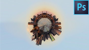 How to create Circle Photograph - Tiny Planet in Photoshop | Easy Method
