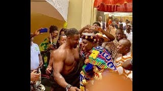 Hollywood’s Michael Jai White enstooled Chief at Akwamu in Ghana
