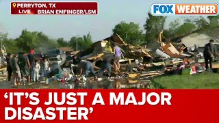 Storm Chaser: Tornado Tracked Completely Through Heart Of Perryton, Texas