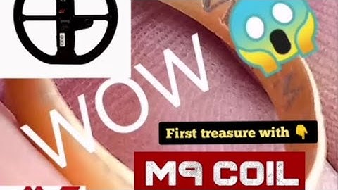 #treasure find with new MINELAB M9 double D coil