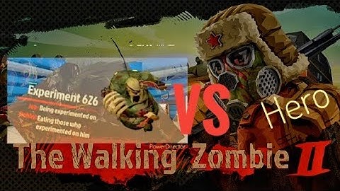 The walking zombie 2   | first episode : BOSS  fight - Experiment 626 killing | Zombie gaming