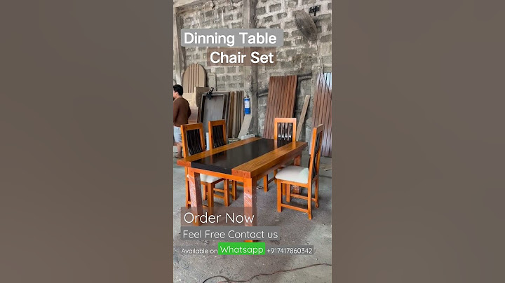 Dinning Room Table or Chair Set | Room or Outdoor Set | Buy link in Description | Elma Pacific Wood
