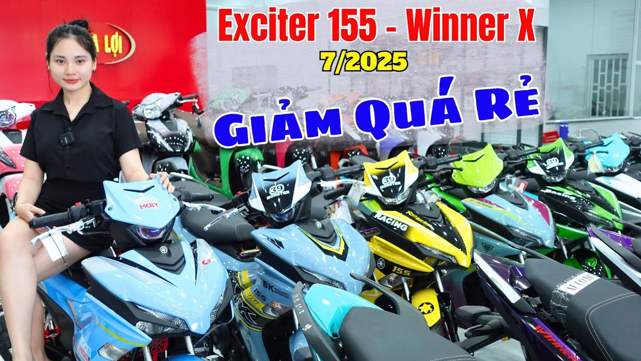 Giá Xe Exciter 155 , Winner X Mới Nhất Hôm Nay 7/2025 Giảm Quá Rẻ