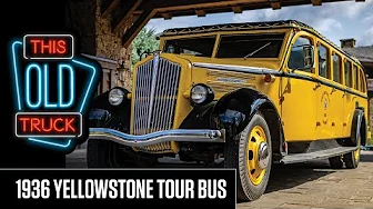1936 Yellowstone National Park Tour Bus