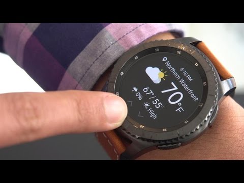 Gran cantidad Inapropiado Puede soportar Samsung Gear S3 Frontier y Classic, los nuevos relojes inteligentes de la  empresa - YouTube