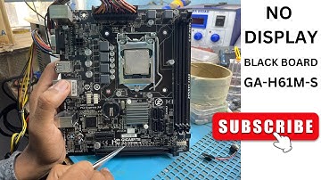 Gigabyte h61 no display Trick | No core | no VTT supply But cpu heat | model GA-H61M-S #2023 #viral