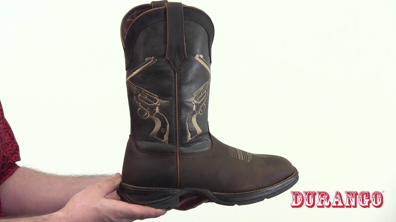 Rebel by Durango Crossed Guns Western Boot Style# - DDB0077  display picture 3