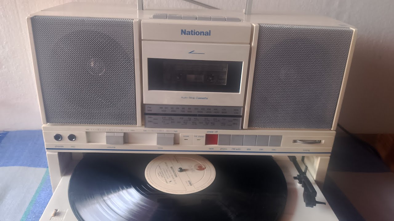 訳あり希少レアNational SG-J500 ステレオ音楽システムジャンク品 NATIONAL SG-J500 Stereo Music System - Old Boomboxes