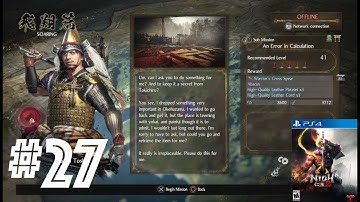 Nioh 2 | An Error in Calculation - Sub Mission Ep.27