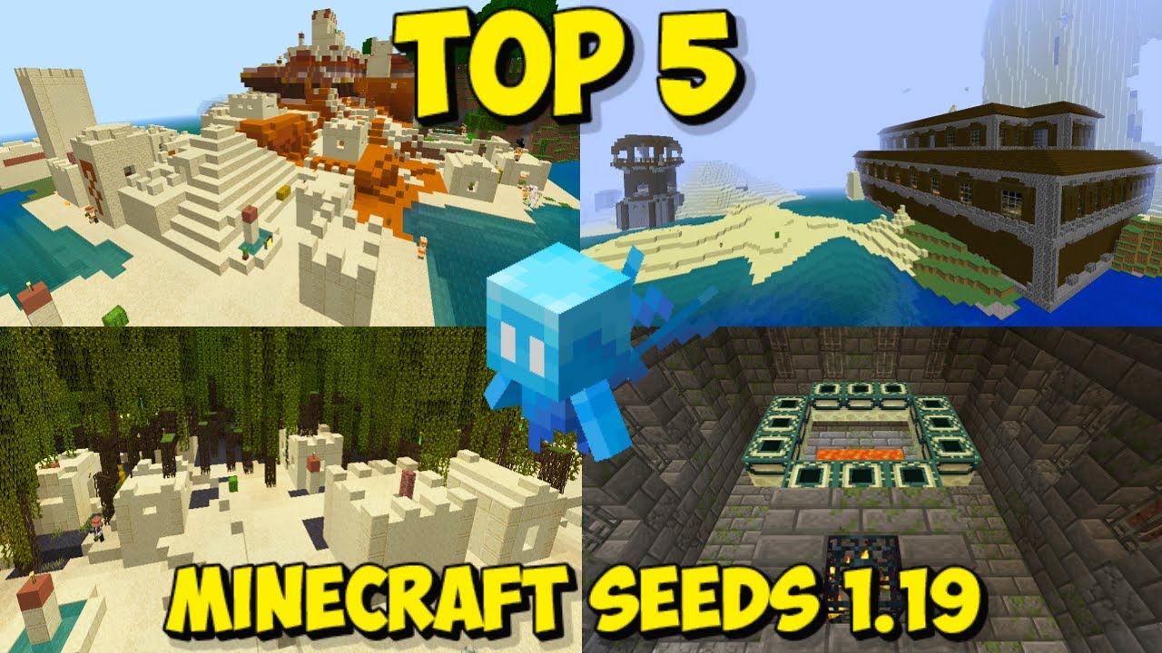 TOP 5 SEEDS for Minecraft PE 1.19 / Best Minecraft Bedrock Seeds - YouTube