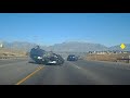 Dash cam car crosses median and hits three cars in eagle mountain