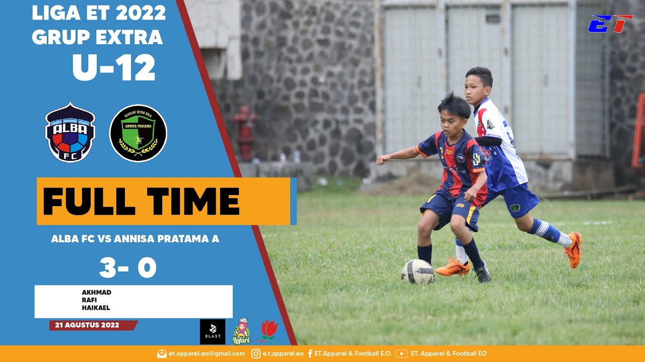 ALBA FC VS ANNISA PRATAMA A WEEK 3 (GRUP EXTRA U12) YouTube