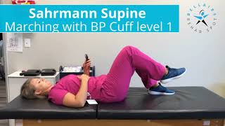 Sahrmann Supine Marching with BP Cuff level 1