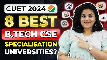 🤑8 CSE Specialisations CUET UG 2024 Deemed to be Universities🤩BTech CSE #AI #AIML #BTech #CSE #CUET