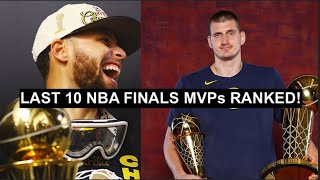 Ranking The Last 10 NBA Finals MVPs