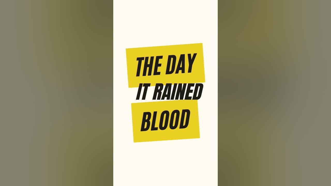 Bourbon Kid The Day It Rained Blood Deutsch
