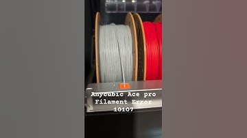 Anycubic Kobra S1 Ace pro Error code 10107. Check Filament Sensor #anycubic #tip #fix #help #3dprint