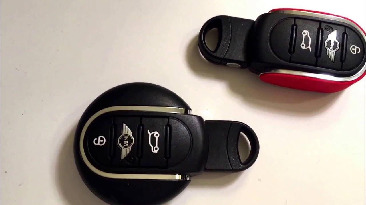 Как разобрать ключ мини купер Bulky OEM Mini Key Fob redesigned to be slim & sleek - YouTube