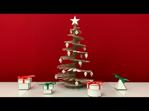 Video: How To Make A Cardboard Christmas Tree