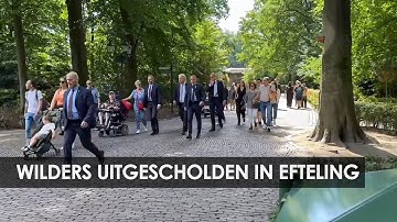 Geert Wilders loopt door de Efteling (25 augustus 2025)