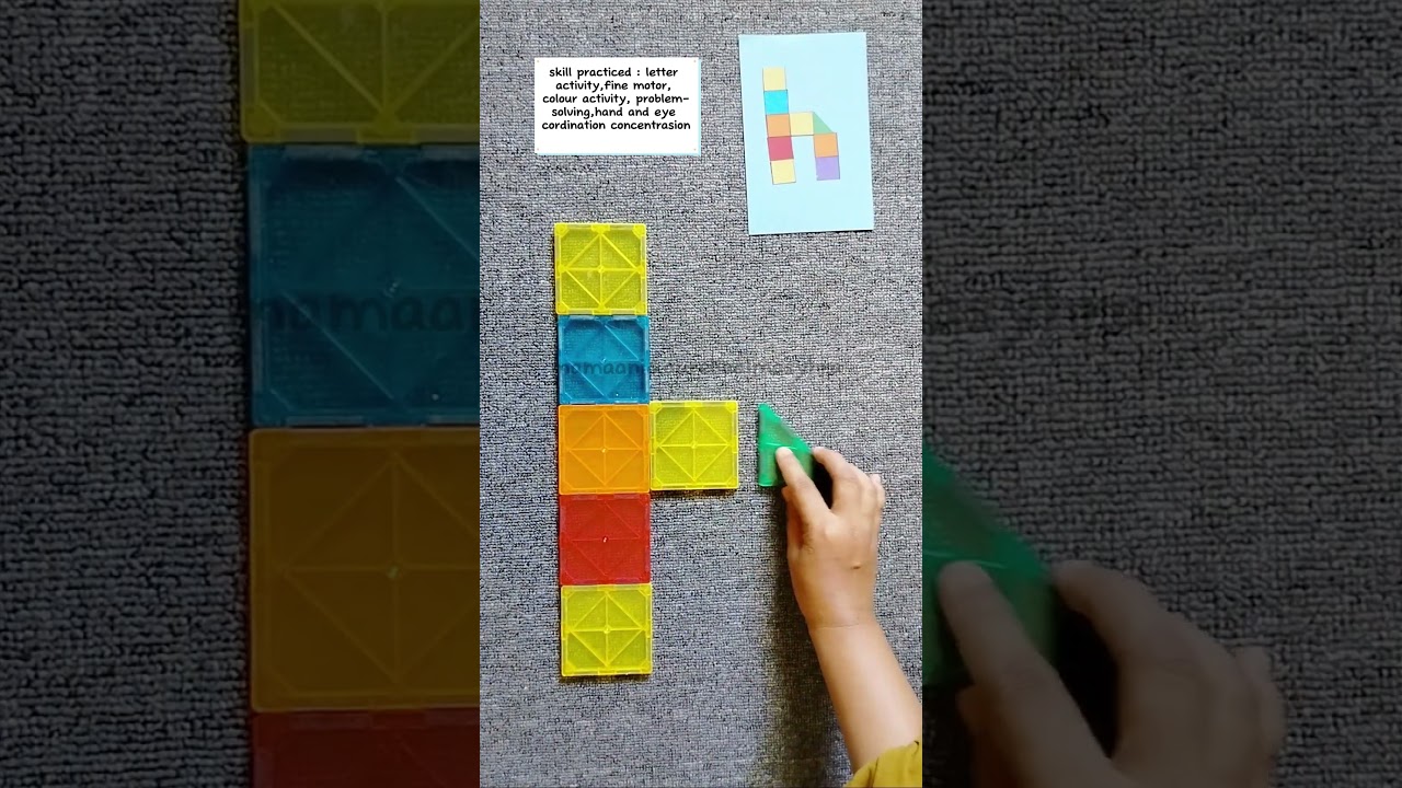 DIY toddler learning letter 'h'' activity Idea openendedplay 