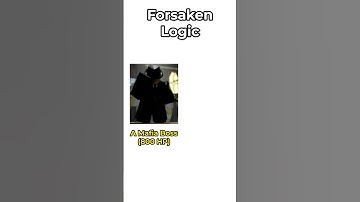 Forsaken Logic 16 #shorts #roblox #forsaken