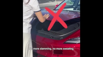 Electric Front Frunk For Tesla Model Y Juniper  #tesla #teslamodely  #juniper #teslaaccessories