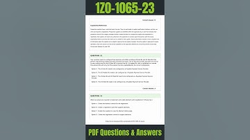 Oracle Procurement Cloud 2023 Implementation Professional Exam Questions | 1Z0-1065-23 Practice Test