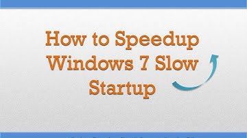 How to Speedup Slow Windows 7 Startup