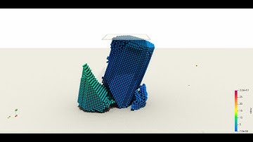 DEM-Engine Simulation, concrete fracture
