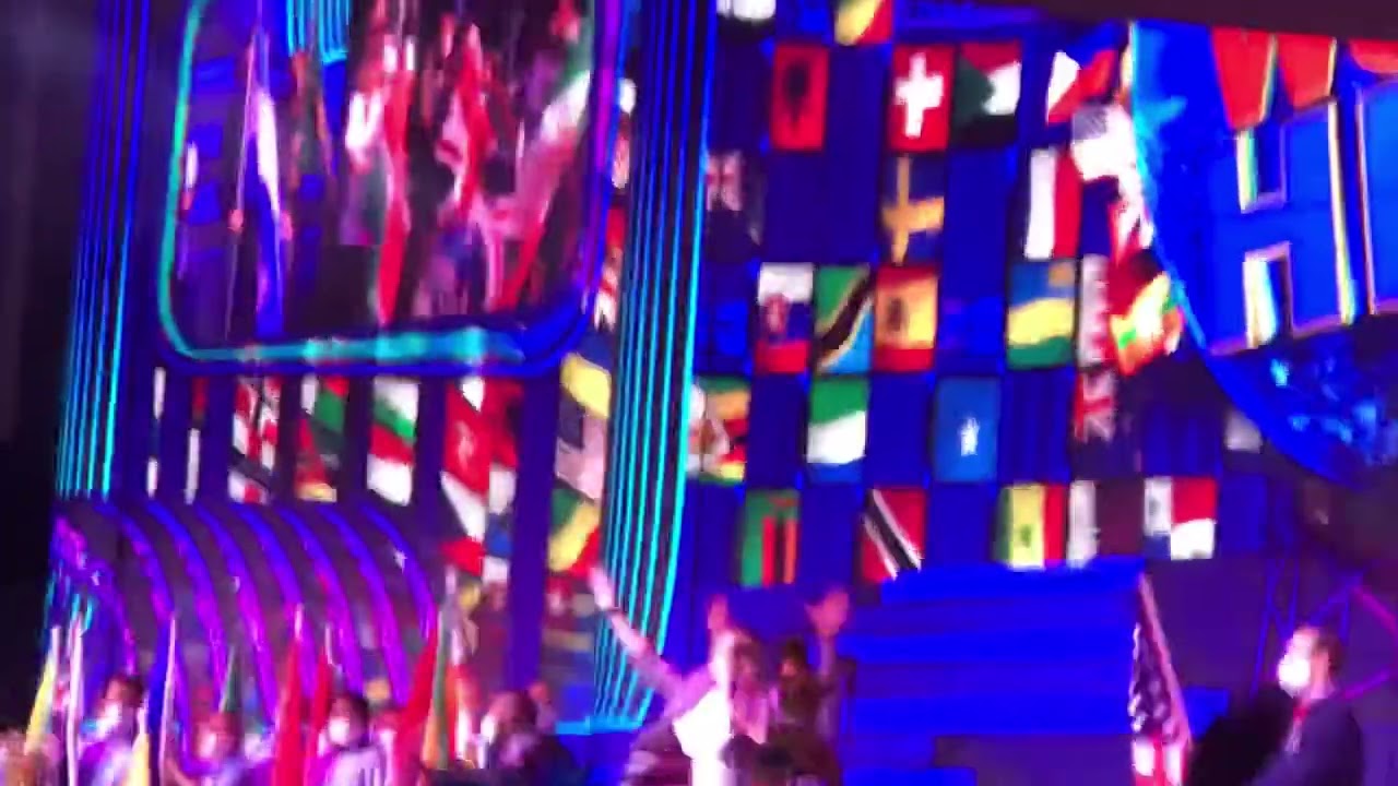 Carnival Mardi Gras 2022 Flag Parade During World Works Here YouTube