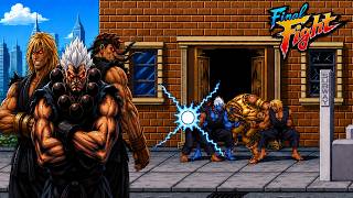Final Fight Forever OpenBOR - Evil Ryu, Violent Ken & Shin Akuma Skin Ultimate Team Combo Gameplay screenshot 3