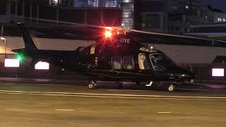 AW109SP GVIVE *DRONE INTRUSION* + Apache delays departure! London Battersea Heliport