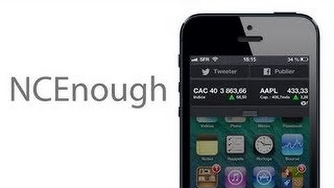 NEW Cydia Tweak:NCEnough - Make The Notification Center Smarter and Better