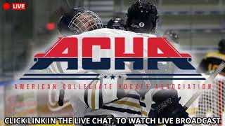 Eastern Kentucky University vs University of Tennessee - 2025 ACHA Men's Ice Hockey Live Stream