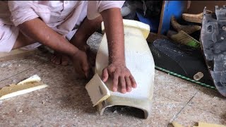 How To do bike seat cutting And stylish Phata seat Contact 03148497974