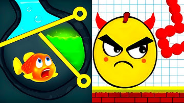 Save the Fish vs Draw To Smash 🐠✏️ Max Level Gameplay Walkthrough Android iOS W8P7