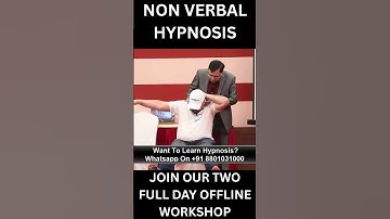 HYPNOSIS - NON VERBAL HYPNOSIS By Pradeep Aggarwal