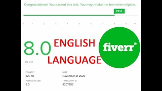 Fiverr English Language Test 2020: Top 15%