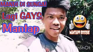 Download Lagu MANDI DI SUNGAI YANG AIRNYA BEGITU JERNIH.#mandi #sungai MP3