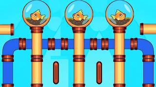 Save the Fish | Pull The Pin | Best Mobile Puzzle Game | ios Android Gameplay Walkthrough | Part 174 screenshot 5