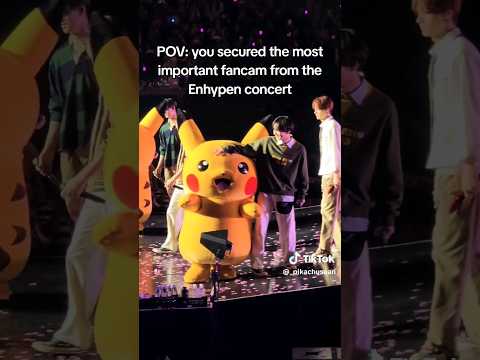 Pikachu Fancam @ Enhypen Fate Plus Concert in New York 