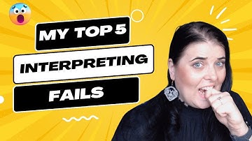 Top 5 Fails from my interpreting career. #interpreting #interpretation #interpretar #fail #fails