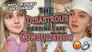 When the customer wants the ugliest wedding cake possible…