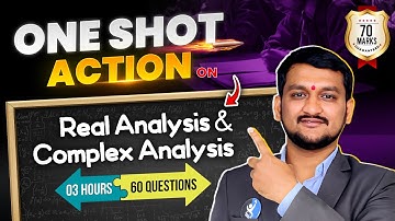 CSIR NET Mathematics Real Analysis & Complex Analysis Questions 2025!