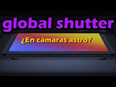 Global Shutter en cámaras astronómicas ¿Qué mejora?