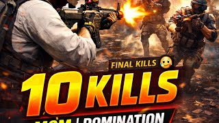 BGMI War Mode 🔥 10 Kills DOMINATION | MOM Performance 😈