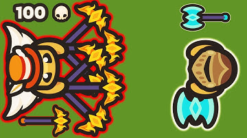 Taming.io - The Greatest HACKER Returns! - Pickaxe Showcase (100 Kills)