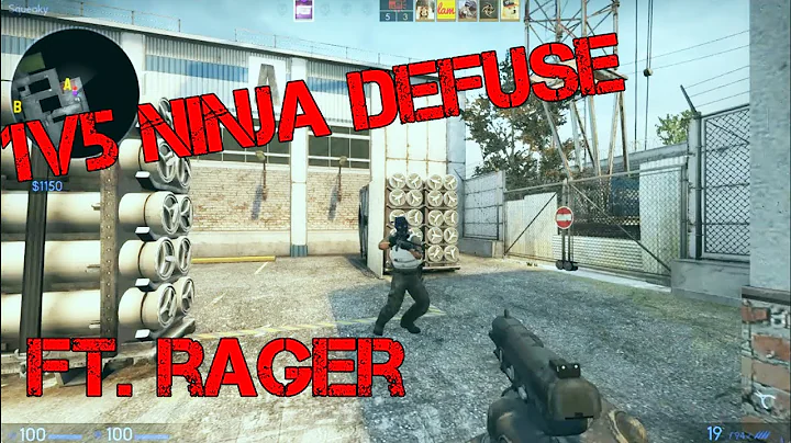 Getting the 1v5 Ninja Defuse ft. Russian Rager!