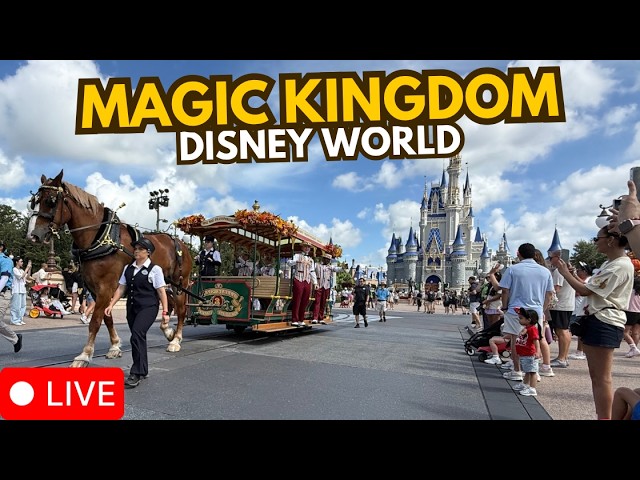 🔴 Live: Disney's Magic Kingdom Rides & Parade - Walt Disney World 08.24.2026